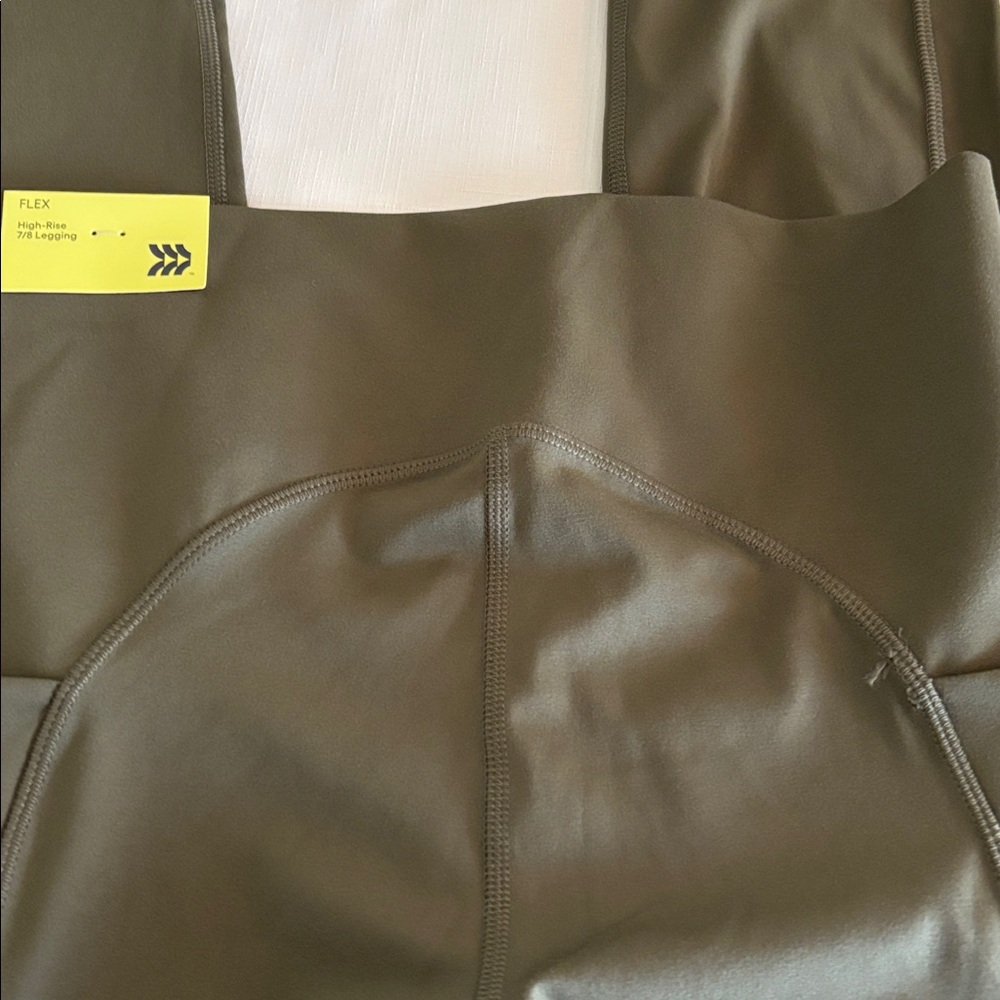 Legging 7/8 All In Motion Flex Womens new size high rise M long 69% polyester - Picture 3 of 3